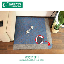  Gym rubber floor mat edge strip Colorful floor mat series installation accessories Installation reinforcement buckle