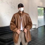 Белая рубашка, демисезонная куртка, дизайнерский плащ, в американском стиле, крокодиловый принт, тренд сезона, большой размер