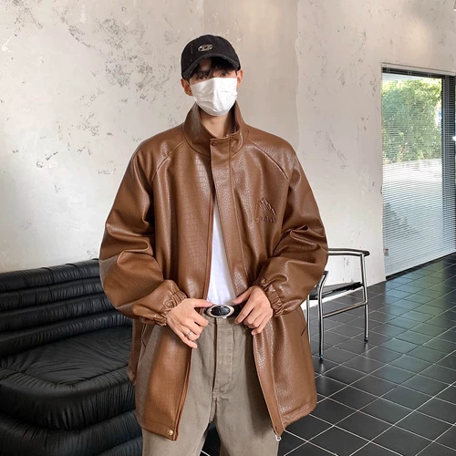 Белая рубашка, демисезонная куртка, дизайнерский плащ, в американском стиле, крокодиловый принт, тренд сезона, большой размер