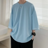 Брендовая футболка, оверсайз, большой размер, осенняя, короткий рукав