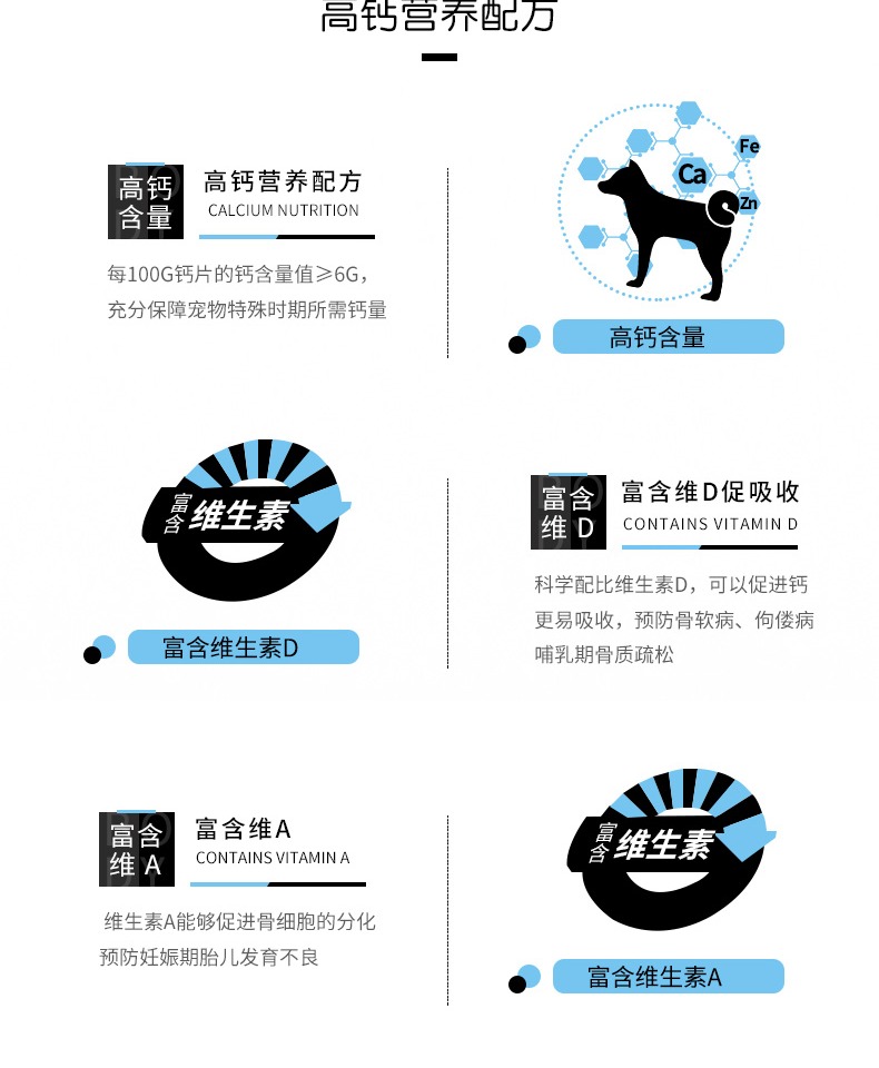 Mới yêu thích Kang con chó canxi viên chó con Teddy Golden Hair Kejijian xương canxi bột chó và mèo dinh dưỡng nói chung vật nuôi - Cat / Dog Health bổ sung sữa cho mèo sơ sinh