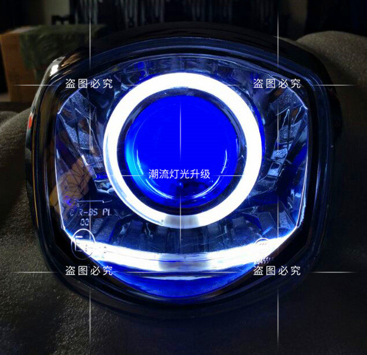 Suitable for Guangyang Like180 distortion-free modified 2 5-inch lens Angel eye Demon eye locomotive living room light xenon lamp