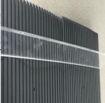 Supermarket resin shelf supporting props