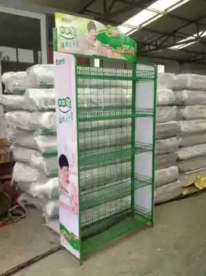 Supermarket snack shelves Supermarket drinks display rack