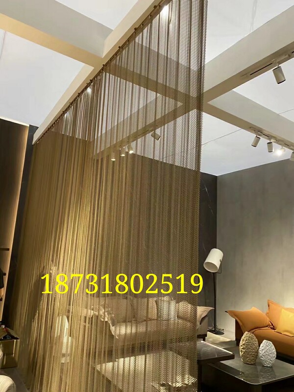 Metal Curtains, Metal Drapes, Metal Decorative Mesh Curtains, Metal Window Curtains, Partition Curtains, Hotel Metal Mesh Curtains, Decorative Drapes
