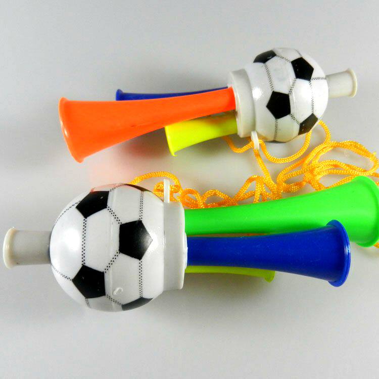Football horn Baby whistling instrument children's horn presents playing fuel atmosphere with the bolt loudspeaker toy