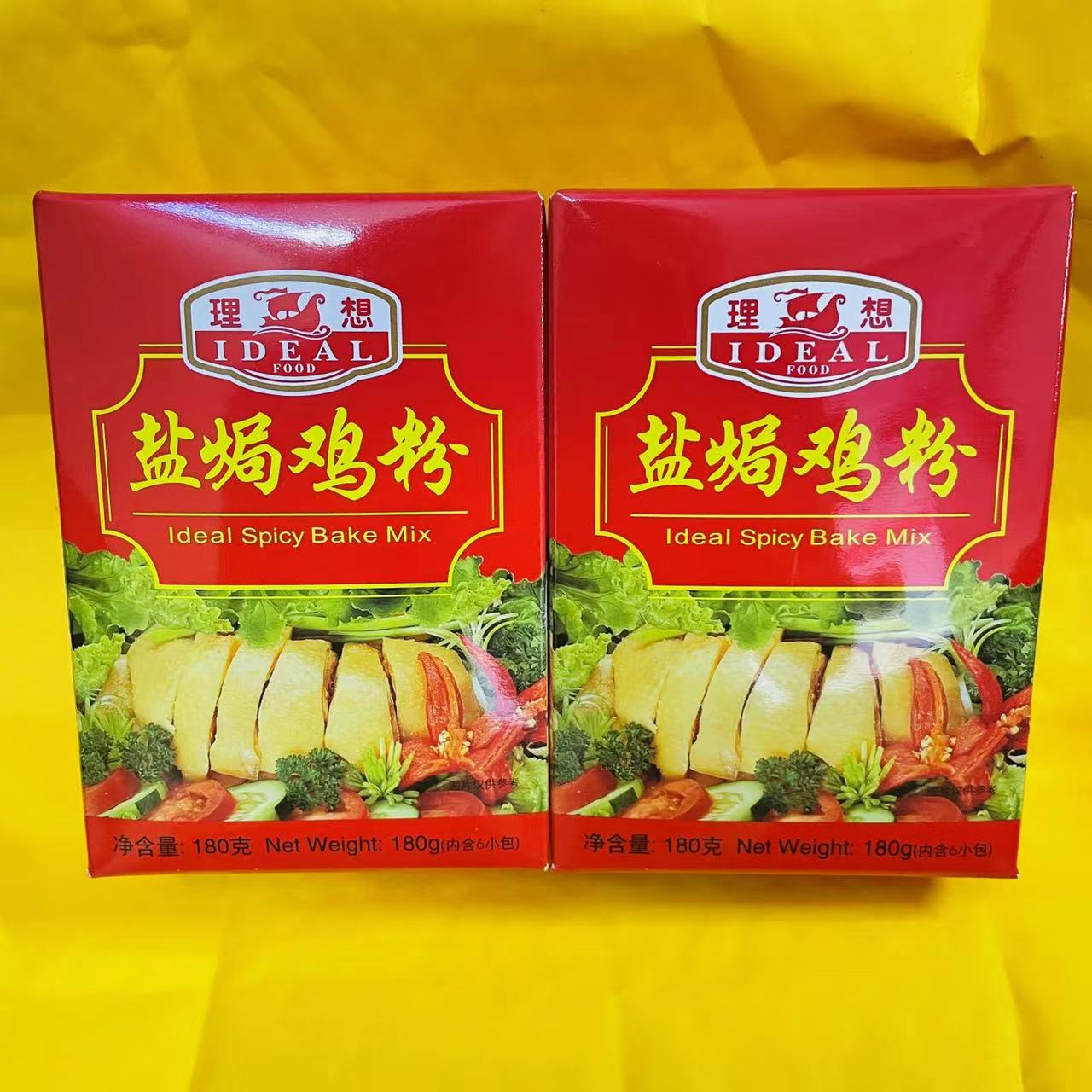 Hongli Hongli Hong Kong authorizes IDEAL Ideal Salt Chicken Powder 180g 180g (12X30g) seasoning