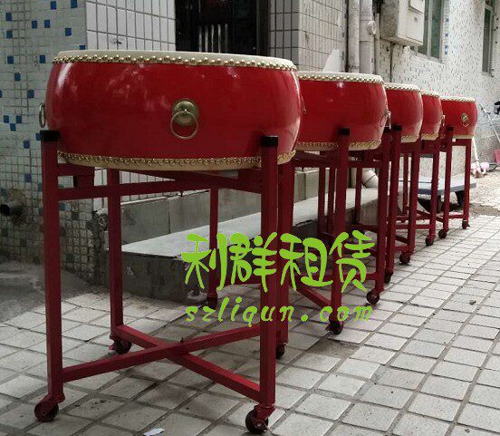 Shenzhen Rental Small Drum 16 Inch Weifeng Gong Drum 10 Inch Flat Drum Small Waist Drum Red Drum 8 Inch Flat Drum Performance Drum Rental