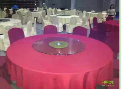 Shenzhen rental Round Table 1 8 meters wooden big round table table 1 6 meters tail teeth big round table 10 people gathering table