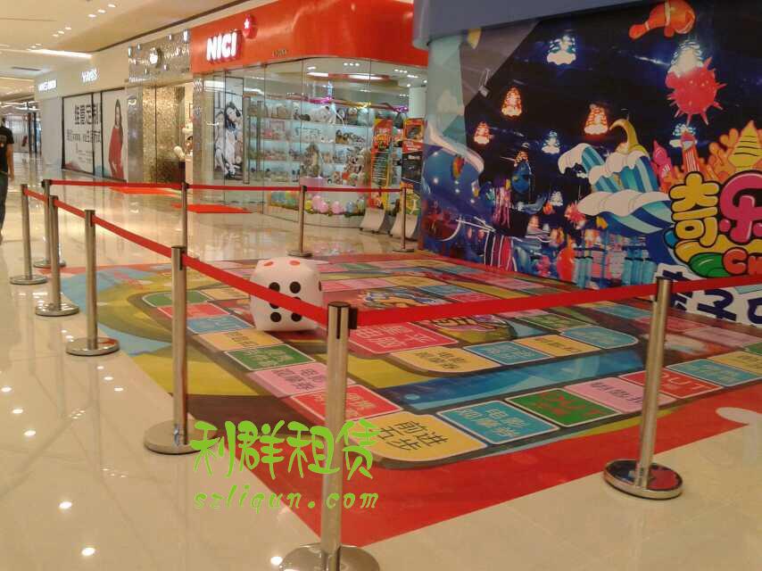 Shenzhen rental isolation with protocol bar queuing stainless steel isolation belt telescopic belt guardrails One meter line rental