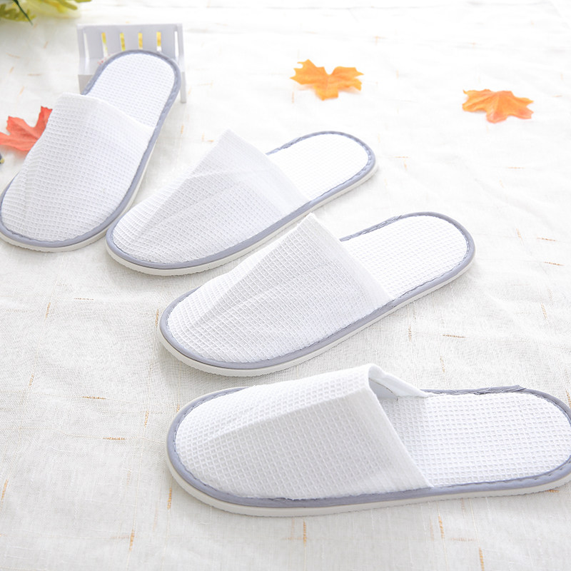 100 Double Huffg Fabric thickened High-end Hotel Slippers Slippers Disposable Slippers Beauty Salon