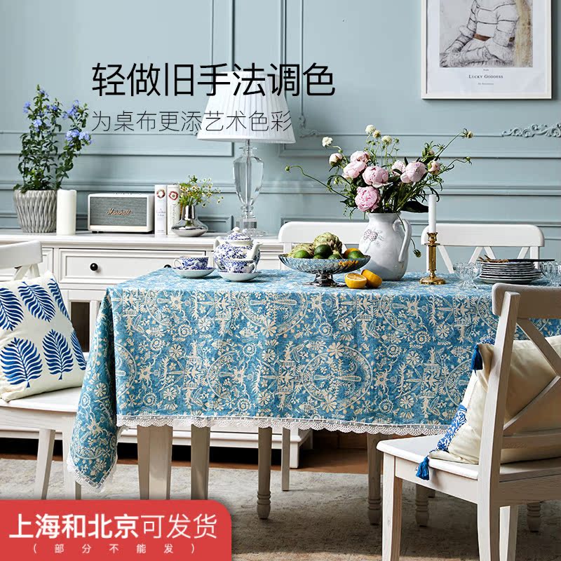 Crayons to write in Paris Table Bub fabric Waterproof Cotton Linen Table Cloth Rectangular Tea Table Geb Customizable design