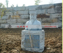 Marble Yanhuang Emperor bust statue manufacturers custom-made various figures marble sculptures processing stone figures