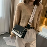 Брендовая матовая небольшая сумка, универсальные бретели, сумка через плечо, в корейском стиле, 2019