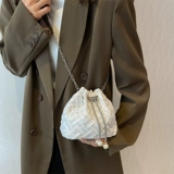 Небольшая небольшая сумка, сумка через плечо, универсальная цепь, в западном стиле, коллекция 2022