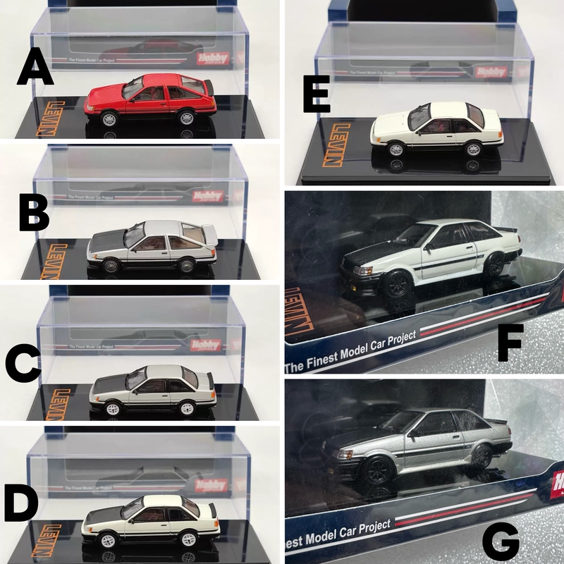 Hobby Japan 1:64 Toyota Corolla Levin Ae86 Two-Door/Three-Door Alloy Car Model