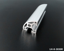 3030R industrial aluminum profile 3030 semi-circular arc industrial aluminum profile Aluminum alloy frame profile