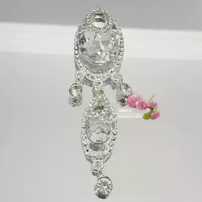 Diamond trim tassel pendant DIY handmade hair accessories material alloy diamond buckle diamond jewelry wedding clothing accessories accessories