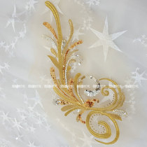 Multi-color stereo embroidery Flowers Wedding dresses Patches Handmade Diy Materials Stage Performance Clothes Decoration Accessories