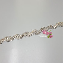 Water Drill Flower Style Drilling Chain Wedding Dress Decoration Clothing Diy Hand Sewn Drilling Bags Shoes Pants Accessories Accessories