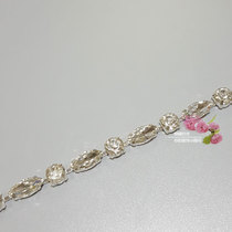 Handmade Diy Material A Drilling Chain Hand Sewn Water Drill Decorative wedding dress Waist Waist Belt Accessories Hair Accessories Hair Accessories Bracelet