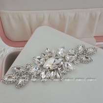 Wedding dress headdress decorative glass hand-sewn finished waist drill diy materials Clothing assembly decoration accessories