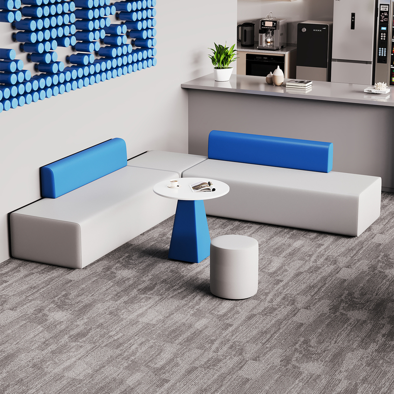 Creative Corner Sofa, Office Reception, Leisure and Rest Area, Booth, Negotiation Sofa, Simple Modern Coffee Table