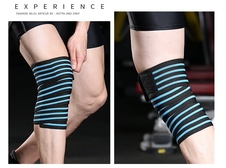 Đàn hồi squat kneeband trọng lượng vành đai đào tạo thể dục thể thao xà cạp bandage tạ người đàn ông và phụ nữ thể hình thoáng khí đồ bảo hộ bao tay chống nắng
