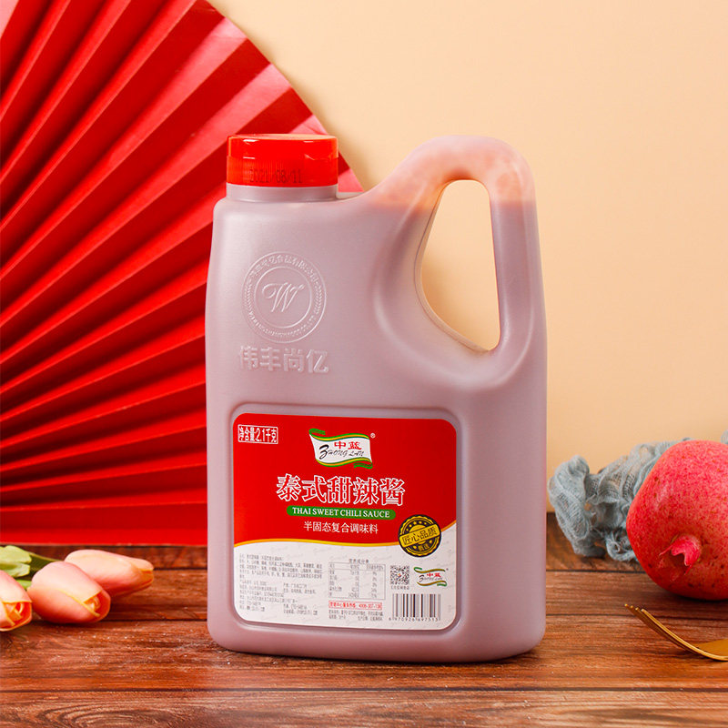 Medium Basket Scallion Grab Pie Special Sweet Hot Sauce Scallion Oil Cake Thai Style Sweet Hot Sauce Fried Chicken Steak Turkey Noodles Dipping Sauce for commercial use