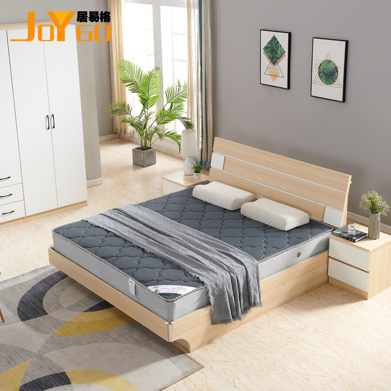 JOYGO Bedroom suite combination wardrobe box bed 1 5M 1 8M bed mat bed cabinet Home wardrobe