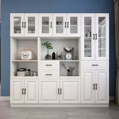 JOYGO dining cabinet Microwave oven cabinet Kitchen cabinet Overall cabinet Wine cabinet Simple dining room cabinet Living room storage storage cabinet