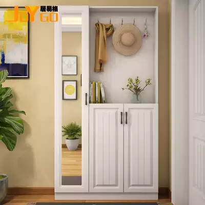 JOYGO Juyige simple modern entrance foyer entry shoe cabinet 17cm ultra-thin shoe cabinet entry coat cabinet
