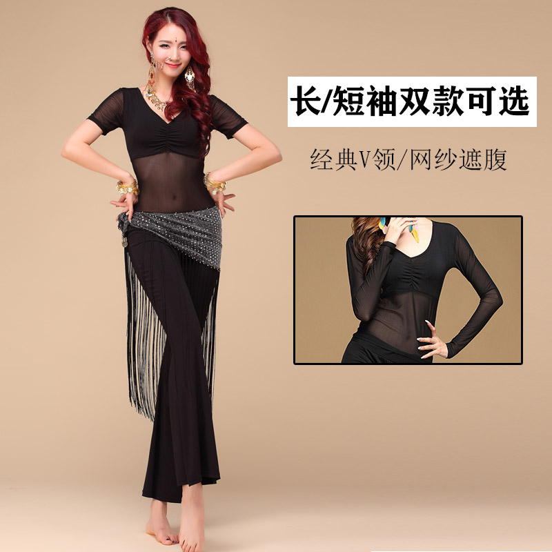 Belly dance 2022 new short sleeves Long sleeves Sleeves Belly Long Pants Suit Oriental Dance Beginners Slim