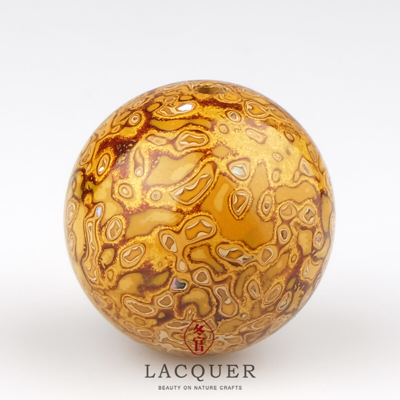 Winter official Rhinoceros Leather Lacquered Ware Fine Spirotian Large Lacquer Beads Single Beads diyDolomatware Beads Hand Strings of Men and Women Men's Day Net Sand