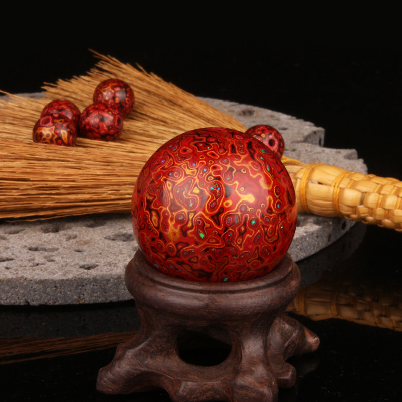 Winter official snail silver lacquerware large lacquer pearl single beads Diy non-beaded pearl hand-string male and female hand inlaid quartz cut autumn ro-Taobao