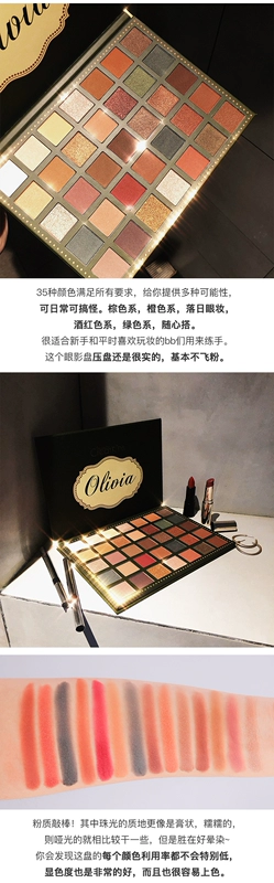 Sydney Beauty Beauty Beauty Creations 35 Color Warm Seven Eyeshadow Palette - Bóng mắt