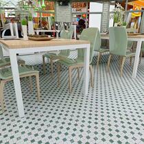 Vintage retro kitchen wall tile tea restaurant exterior wall tile ceramic mosaic non-slip floor tile milk tea shop