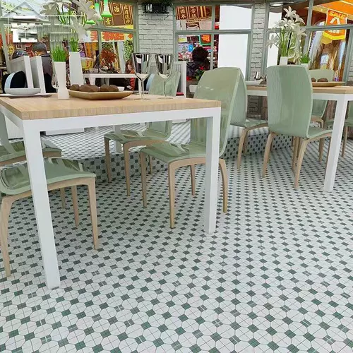 Старомодный ретро чайный кирпич, нескользящая мозаика, чай с молоком