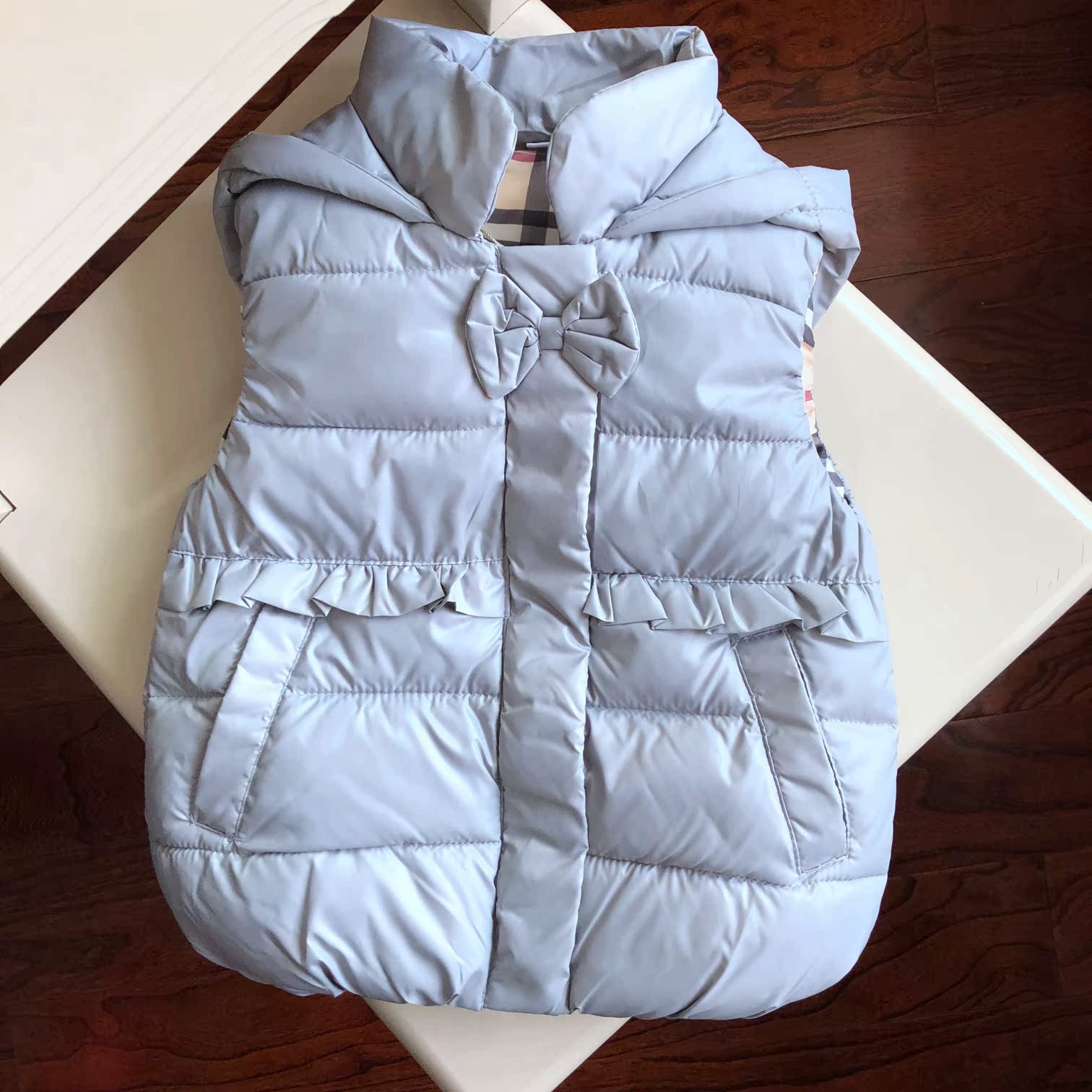 Áo ba lỗ đặc biệt cho bé gái mùa đông áo khoác cotton cho bé áo khoác ba lỗ có mũ bé gái