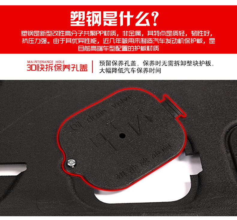 GAC Chuanqi gs3 động cơ dưới tấm lá chắn dưới bảo vệ tấm chassis baffle armor sửa đổi đầy đủ bao quanh thép mangan