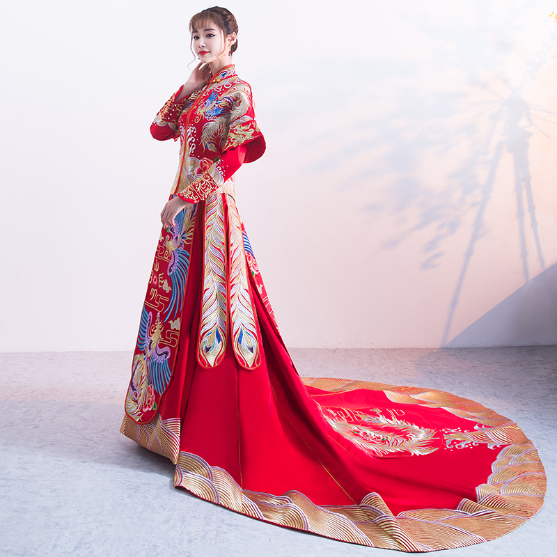 Xiu Clothing 2019 New Bride Toast Clothing Chinese Style Wedding