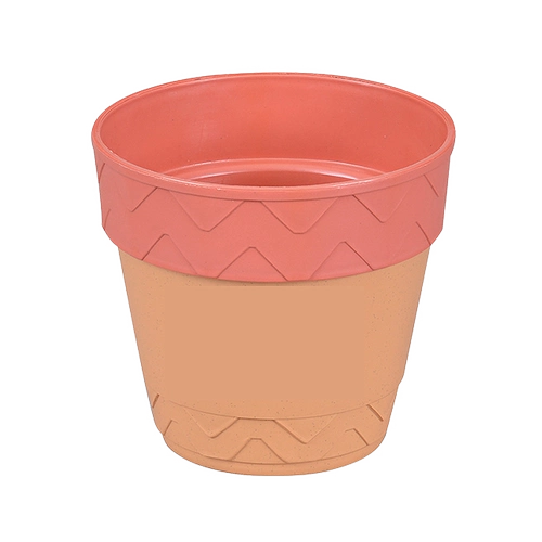 印山 Печать пластиковых цветочных горшков мини -имитация керамика горшка из свинины мясо зеленое укроп садоводство в помещении и на открытом воздухе