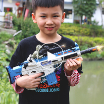 Childrens electric toy gun with sound light music hand small gun simulation drop resistance 2-3 years old 5 baby charge grab charge