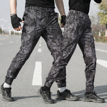 2022 Seasons Camouflak Garment Pants Men Outdoor Loose Wear and Ventilate Breathable Labor Pants Spring Summer Military Training Long Pants