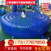 High-altitude operation anti-fall inflation protection round air cushion safety Fire Rescue protection air cushion extreme sports
