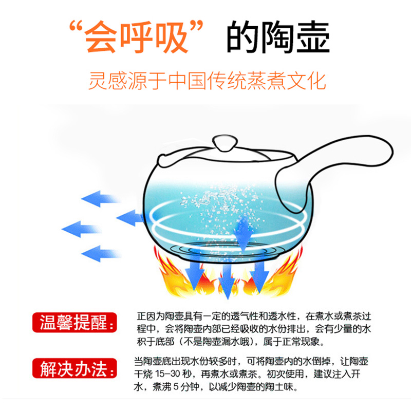 Ronkin household electrical TaoLu pu - erh tea boiling tea ware small suit health ceramic electric burn blisters tea stove the teapot