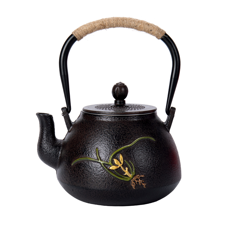 Ronkin checking iron pot of cast iron kettle electric TaoLu boiled tea, Japanese tea taking teapot single pot of restoring ancient ways