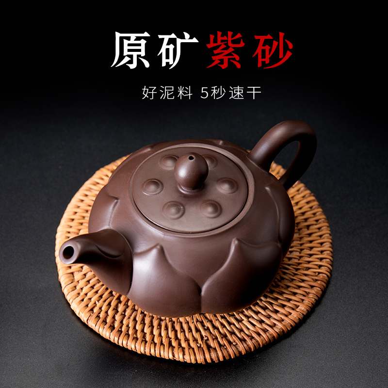 Ronkin household are it checking out little kung fu undressed ore single pot, purple clay teapot ceramics creative tea