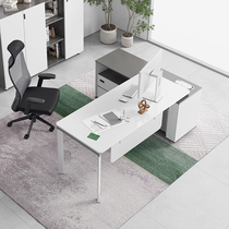 St. Ovix head manager owner desk brief modern mid-stage computer desk office furniture