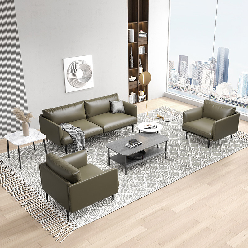 St. Hollany's Office Sofa Office Simply Modern Sofa Room Single Triple Leisure Cottage Tea Combination